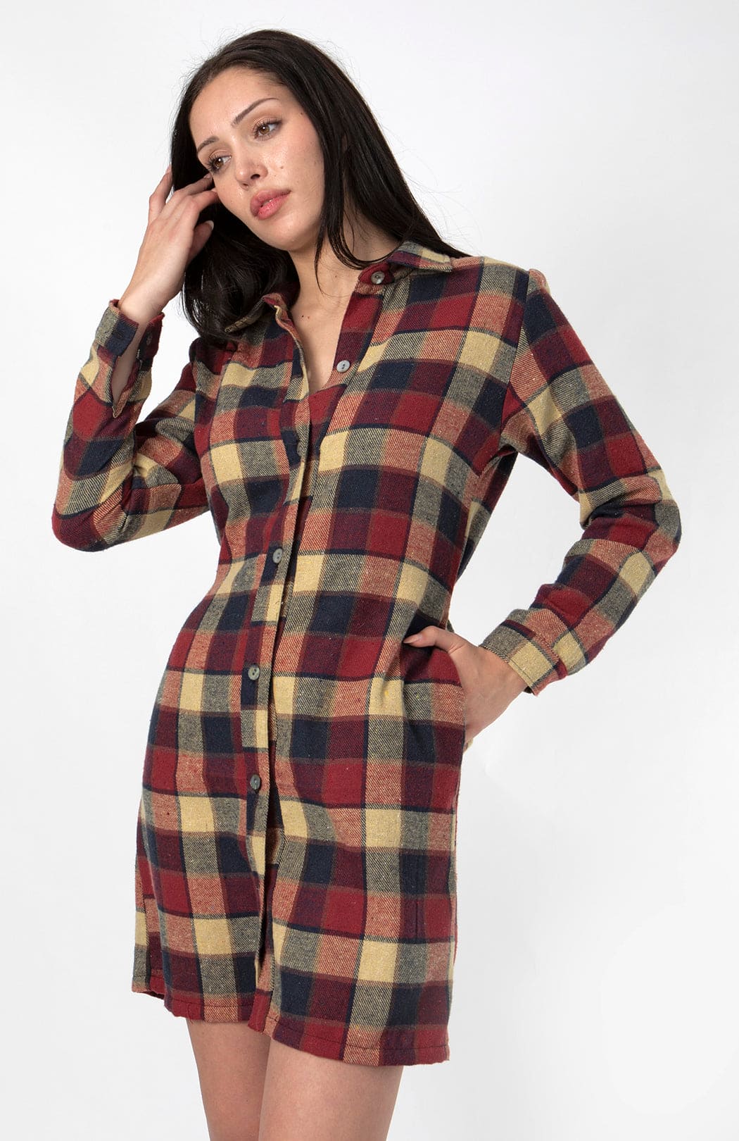 Flannel Dress - Cameo Clothing Line