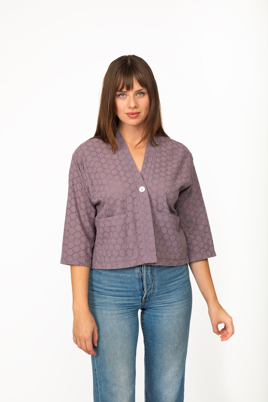 Eyelet Basket Jacket