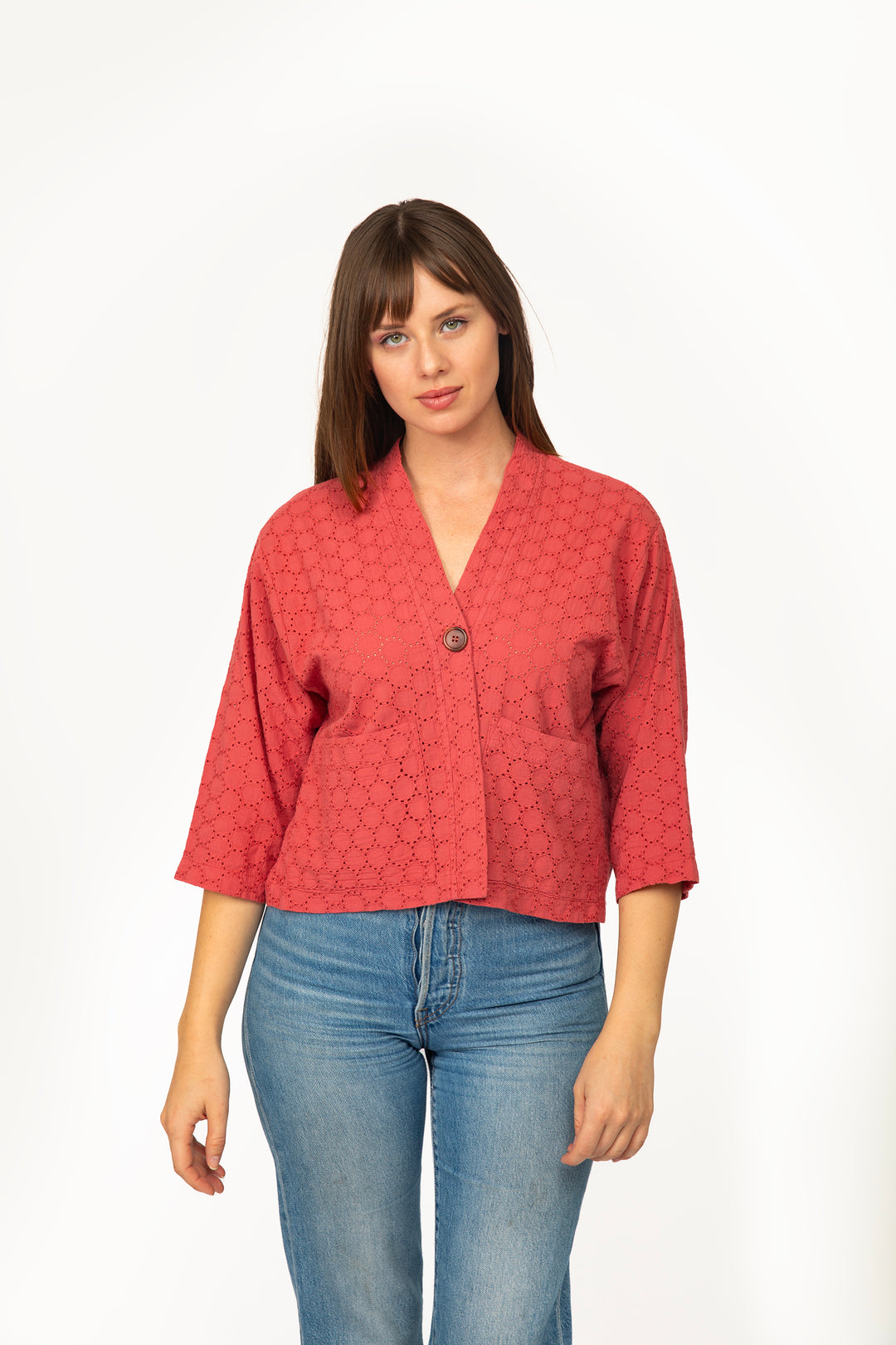 Eyelet Basket Jacket