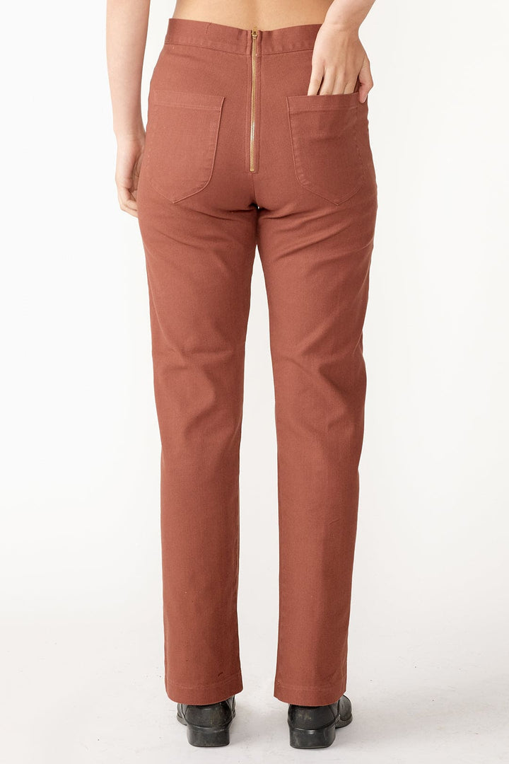 Zip Back Pants - Stretch Denim - Cameo Clothing Line