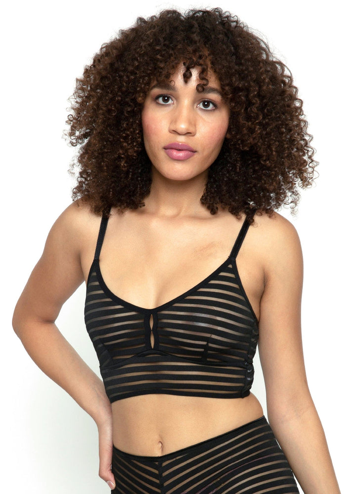Classic bralet - Shadow Stripes - Cameo Clothing Line