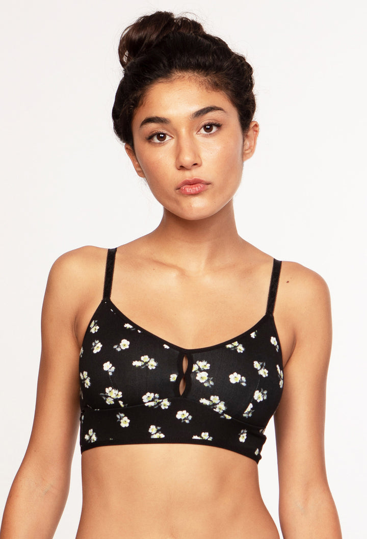 Classic bralet - Brushed Novelty Prints - Cameo Clothing Line