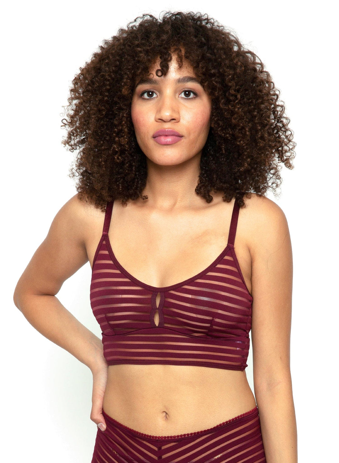 Classic bralet - Shadow Stripes - Cameo Clothing Line