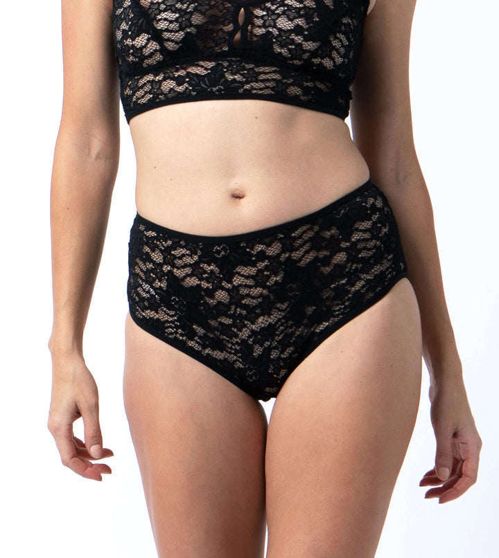 Lace brief in Black - Cameo Clothing Line